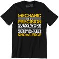 thumbnail image 1 of Mechanic We Do Precision Guess Work Questionable Knowledge - Men's T-Shirt, 1 of 4