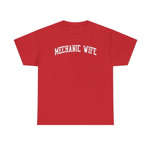 Mechanic Wife Wedding Anniversary Shirt Gifts Tshirt Crew Neck Short Sleeve
