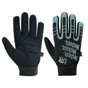 Mechanic Work Gloves Heavy Duty Touch Screen Safety Welding Construction Work Gloves Black-M