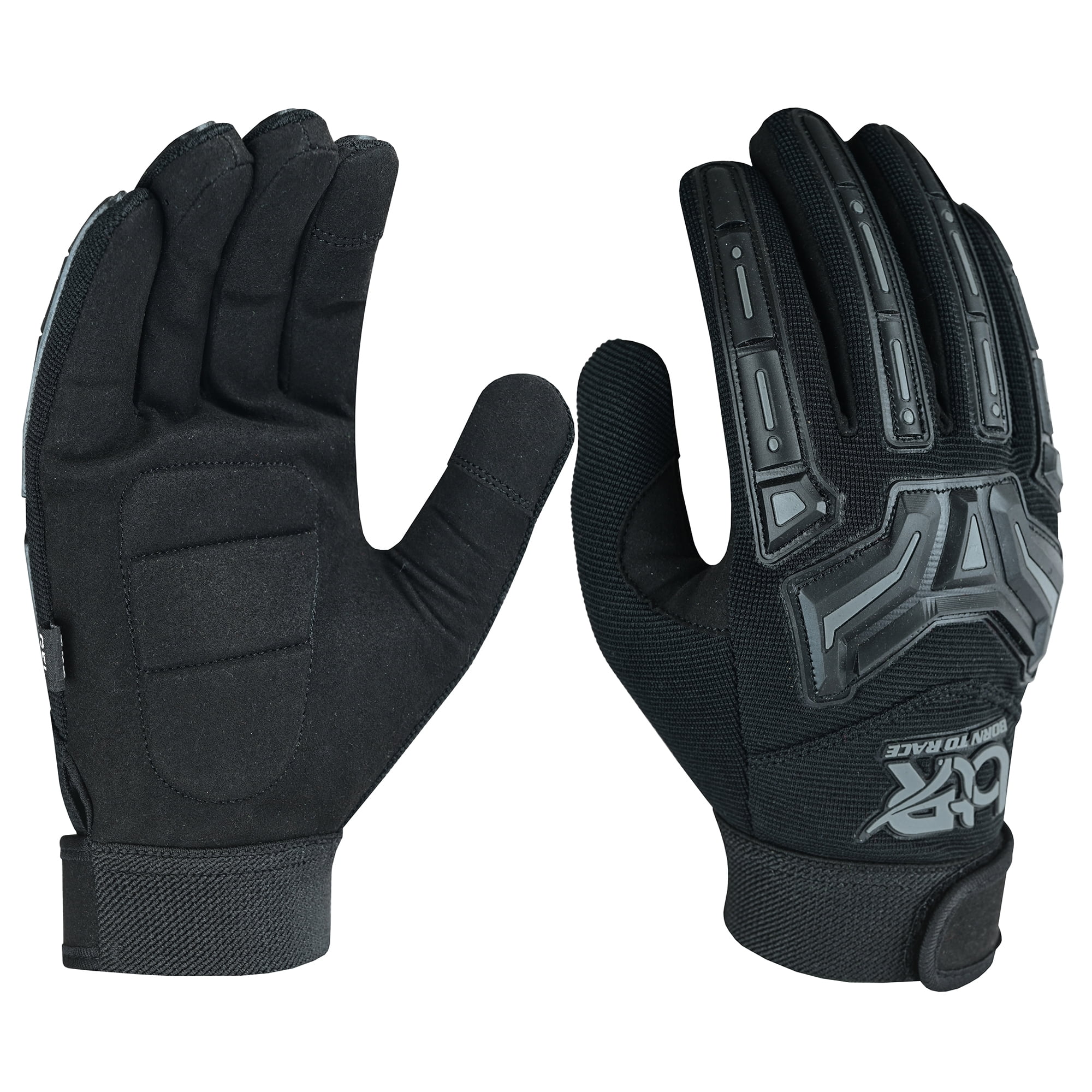Vgo 3-Pairs High Dexterity Heavy Duty Mechanic Glove, Rigger Glove,  Anti-vibration, Anti-abrasion, Touchscreen (Size XL, Black, SL8849) 
