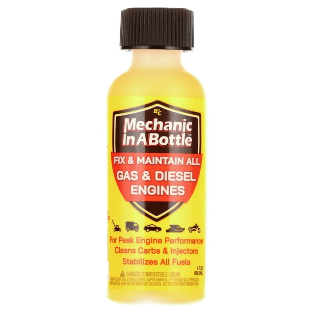 Mechanic in a Bottle Fuel System Fix All Additive 4 oz. Bottle