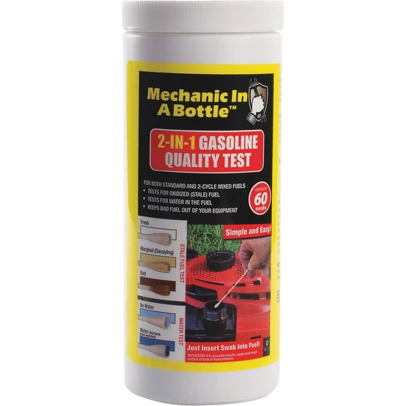 Mechanic in a Bottle Gas Test Swabs, 100 Swabs 7-100-9