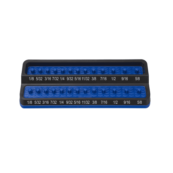 Mechanic's Time Savers 1/4" SAE Peg Socket Holder - Blue