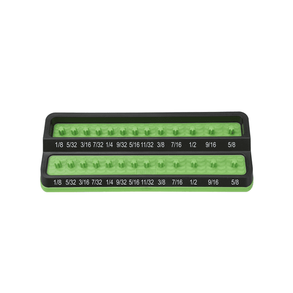 Mechanic's Time Savers 1/4" SAE Peg Socket Holder - Green