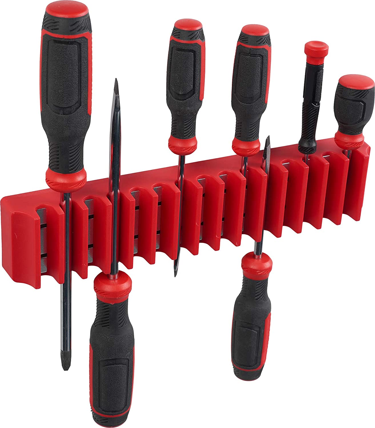 Tolson Screwdriver Racking Mechanic's Time Savers Tool Organizer: Magnetic Screwdriver Rack ...