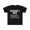 thumbnail image 1 of Mechanic's Wife Yes He's Working and Not Imaginary Unisex T-shirt S-3XL, 1 of 2