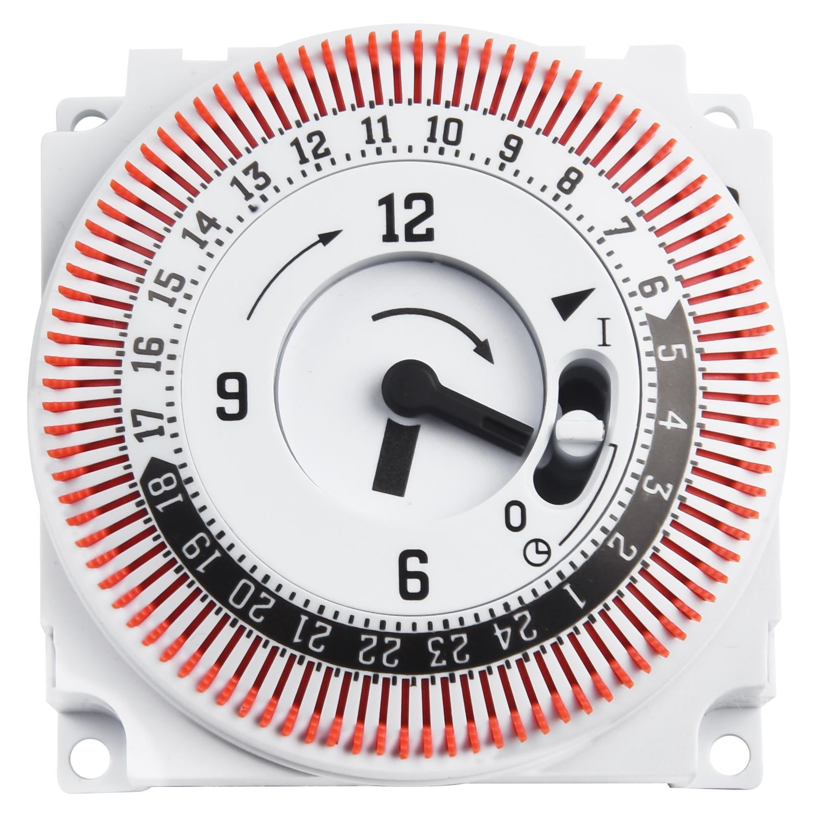 Mechanical 24 Hours Timer Switch Industrial Timing Device Panel Switch