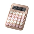 thumbnail image 1 of Mechanical Calculator 12 Digit Large LCD Display Big Buttons Easy to Press Office Calculator for Office,School Daily Use, 1 of 9