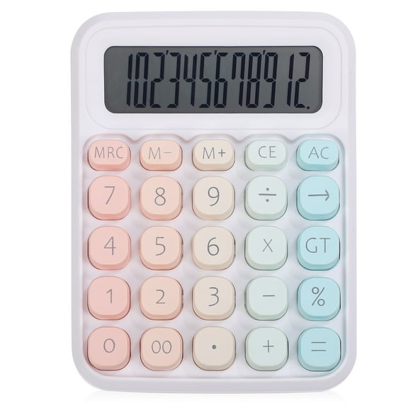 Minkissy Calculator Plastic 1Set 5.5x4.1x0.9In