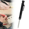 thumbnail image 1 of Mechanical Carpenter Pencil With Comfort Grip 45Mm Long Nib Deep Hole Marker For Construction Framing Layout Work With Built In Sharpener 1 Pack, 1 of 9
