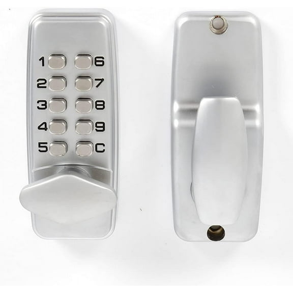 Mechanical Code Lock, Mechanical Keyless Entry Door Lock, Digital Mechanical Password, Digital Door Lock, Keypad Door Knob Exterior, Suitable