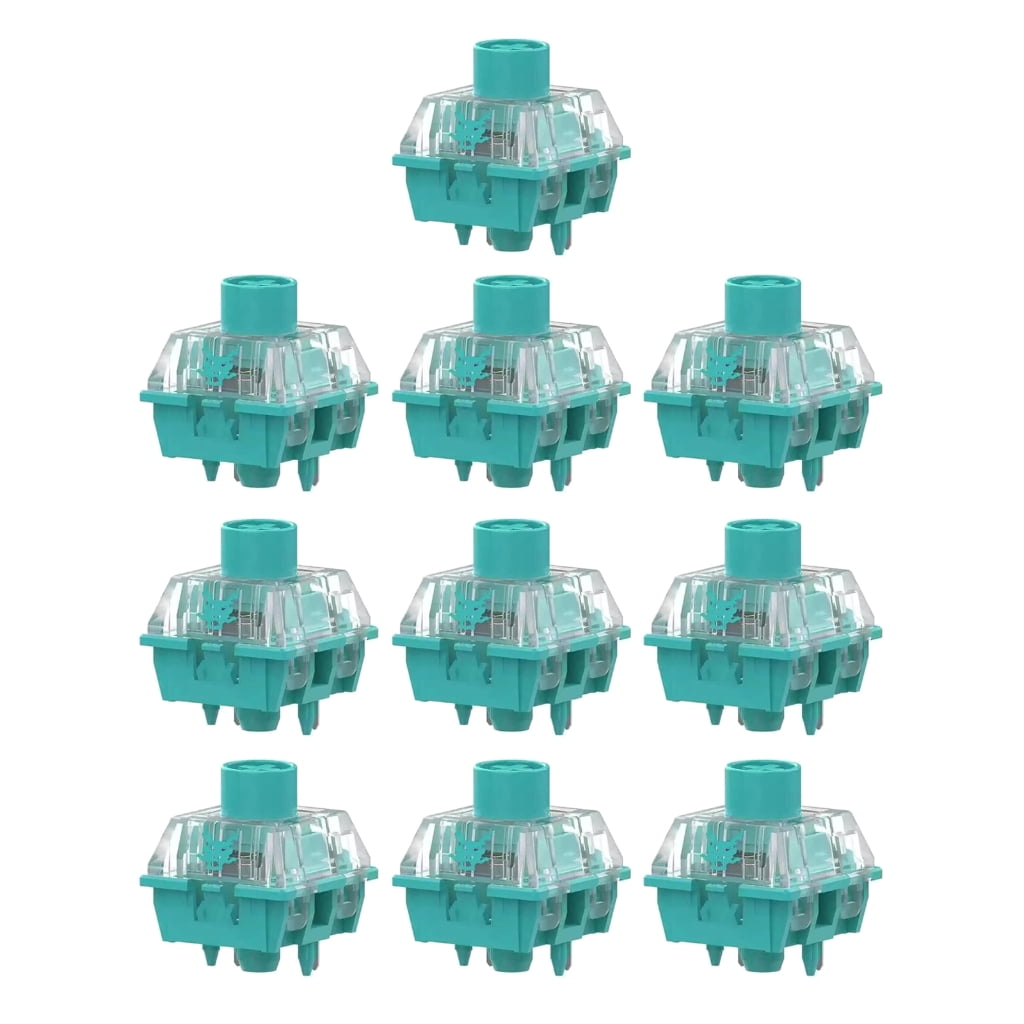 Mechanical Color Light Green Dragon Switches 50Million Keystrokes For Mechanical Keyboards Gaming Long Time Use