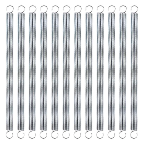 Mechanical Compression Spring Length 16.50cm/6.5inch Tension Spring Stable Stretching for Machinery Repair 12Pcs