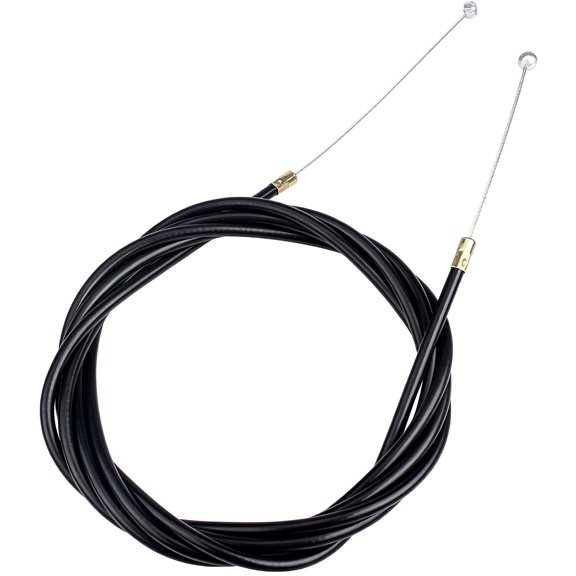 Mechanical Control Line Replacement, Throttle Cable Structure, Black Casing, Shaped Tips, Assembly, Part 786201, Repair Option for Old Setups