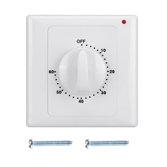 Mechanical Countdown Timer Switches Auto Power-off Mechanical Light Switches Cover Plate Digital Timer Control Switches