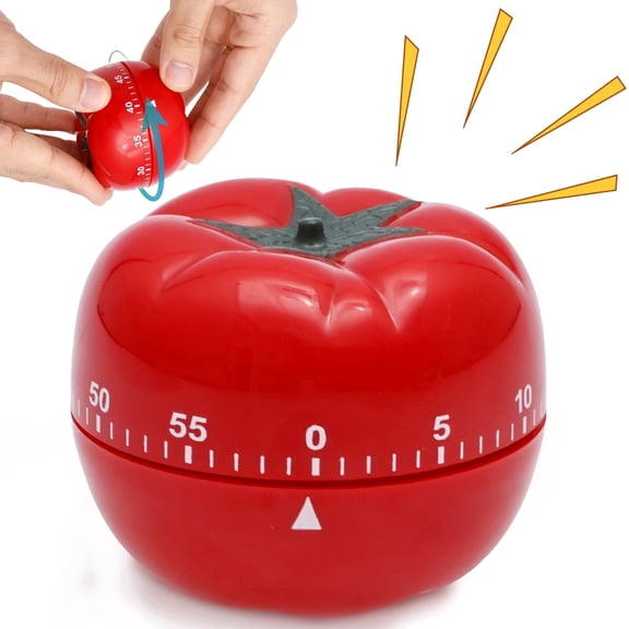 TMWEFUSC Visual Countdown Dial Magnetic Backing Red Timers