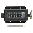 Mechanical Counter 6 Digit Hand Pull Stroke Tally Counter with Spring