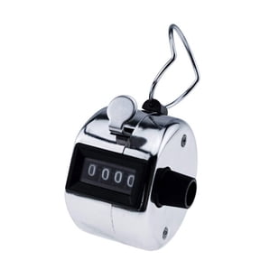 Mechanical Counting Counter, Mini Manual Metal Tally Counter for Gatherings, Meetings, Restaurants, s, Lightweight and Durable, Resettable, Counts to 9999