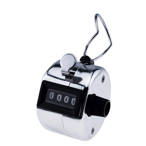 Mechanical Counting Counter, Mini Manual Metal Tally Counter for Gatherings, Meetings, Restaurants, s, Lightweight and Durable, Resettable, Counts to 9999