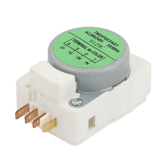 Mechanical Defrosting Timer for Refrigerator Parts TMDF603AD1 Refrigerator Defrosting Timer,1*TMDF603AD1 Refrigerator Defrosting Timer,white