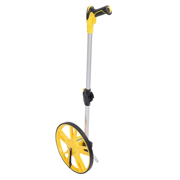 Mechanical Distance Measuring Wheel Folding Walking Measure Wheel for Construction Surveying 12.52 in Wheel