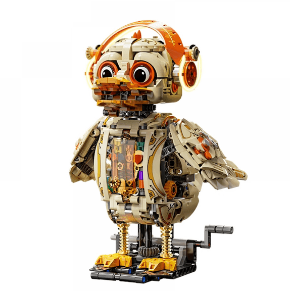 Mechanical Duck Building Blocks Set 1168Pieces STEM Rotating Building Set with Moving Hands, Creative Engineering Collection Model Kit for Desk Decor, Gift for Adults & Teens on Christmas Birthday