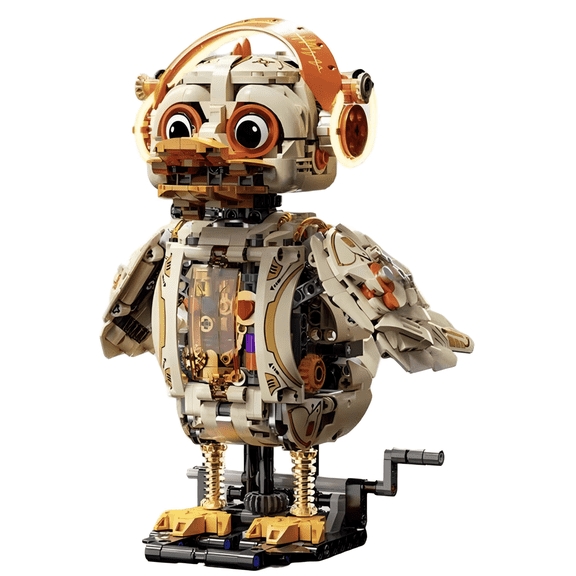 Mechanical Duck Building Blocks, Steampunk Cyber Duck Display Model, Creative Birthday Gift, Home Office Table Centerpiece