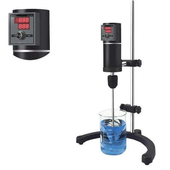 Mechanical Electric Mixer Liquid Mixer Lab Electric Stirrer Digital Display Overhead Stirrer Lab Equipment ,Easy to Operate