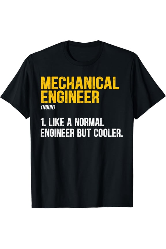 Mechanical Engineer Definition Funny Mechanical Engineering T-Shirt