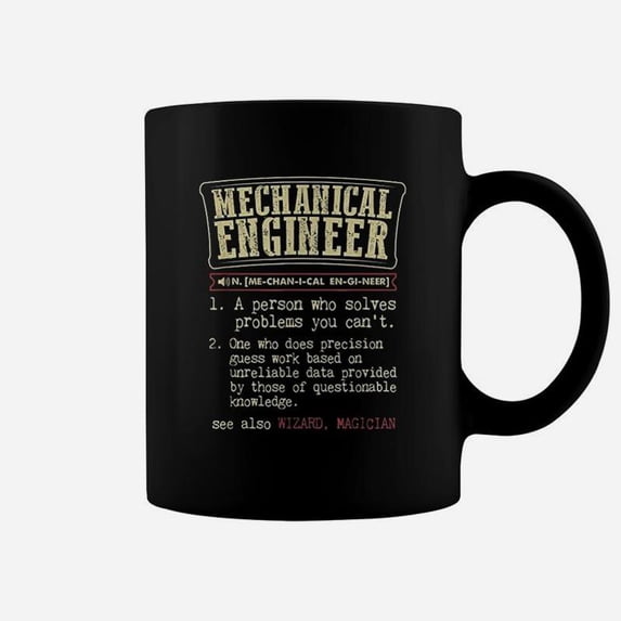 Mechanical Engineer Funny Dictionary Definition Coffee Mug - Walmart.com