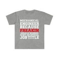 thumbnail image 1 of Mechanical Engineer Miracle Worker not a job title Unisex T-shirt S-3XL, 1 of 2