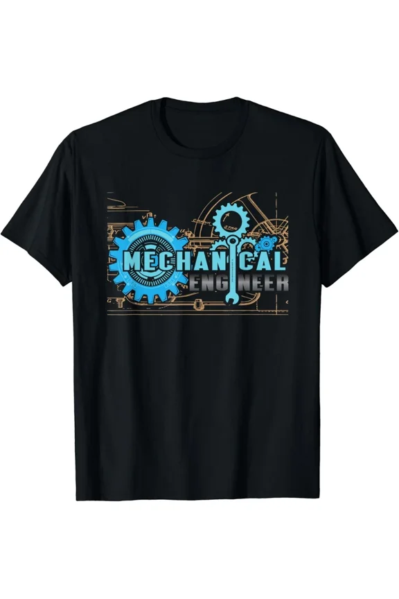 Mechanical Engineer Student Engineering STEM Gift Top Unisex T-Shirt, up to Size 5XL