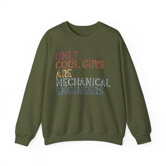 Mechanical Engineer Sweatshirt Gifts Crew Neck Shirt Long Sleeve Unisex