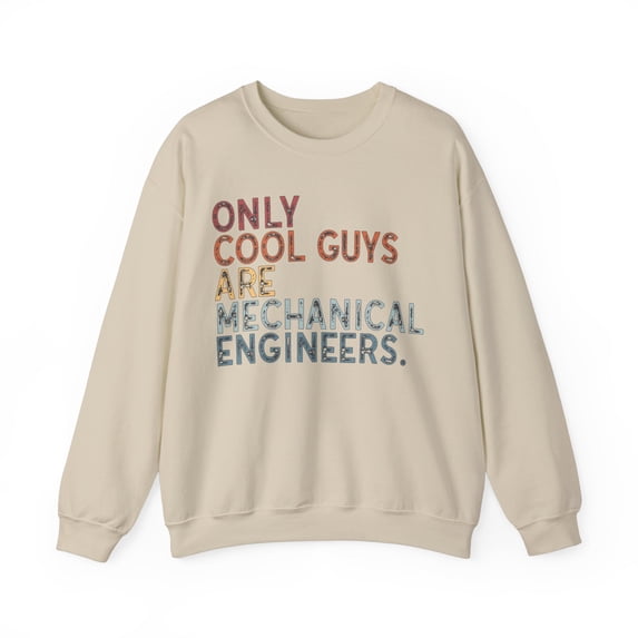 Mechanical Engineer Sweatshirt Gifts Crew Neck Shirt Long Sleeve Unisex