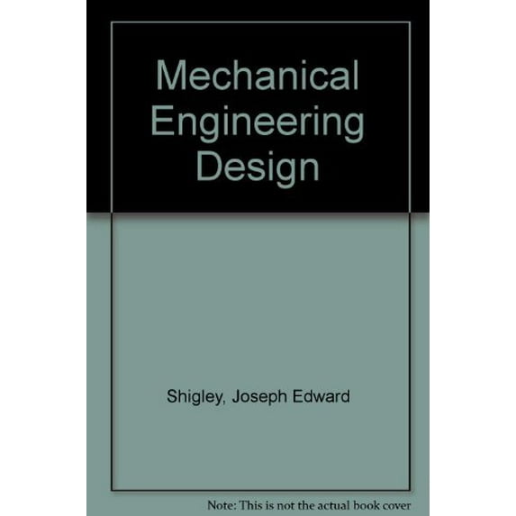 Pre-Owned Mechanical Engineering Design Paperback