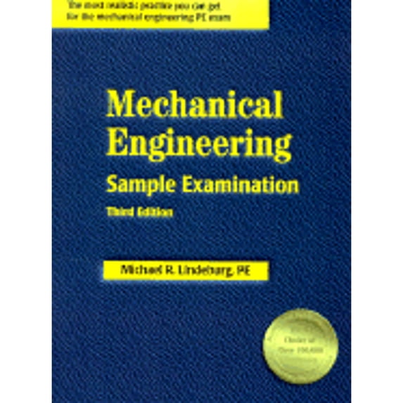 Pre-Owned Mechanical Engineering Sample Examination (Paperback) 1888577177 9781888577174