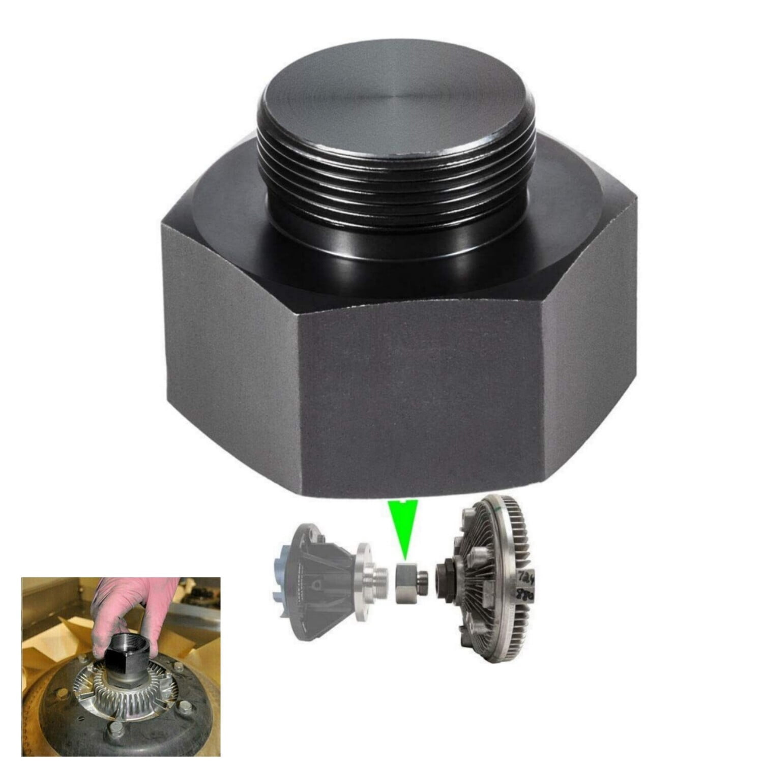 Mechanical Fan Clutch Adapter for 2003-2007 Ford 6.0L-7.3L Diesel ...