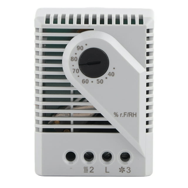 Mechanical Fan Heater with Hygrostat for Optimal Moisture Adjustment TV Cabinet Humidity Control