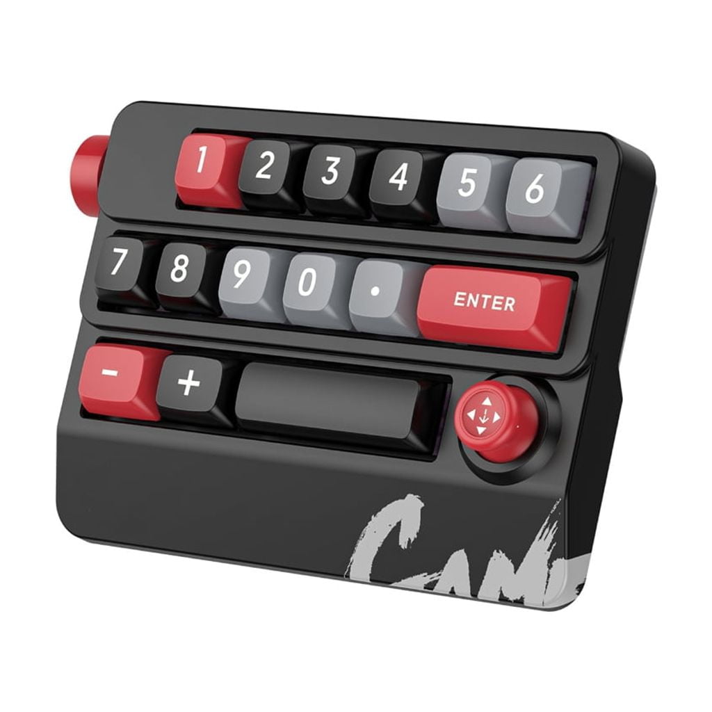 Mechanical Gaming Keyboard Customizable with Hot Swappable Switches and Macro Joystick Small Keypad