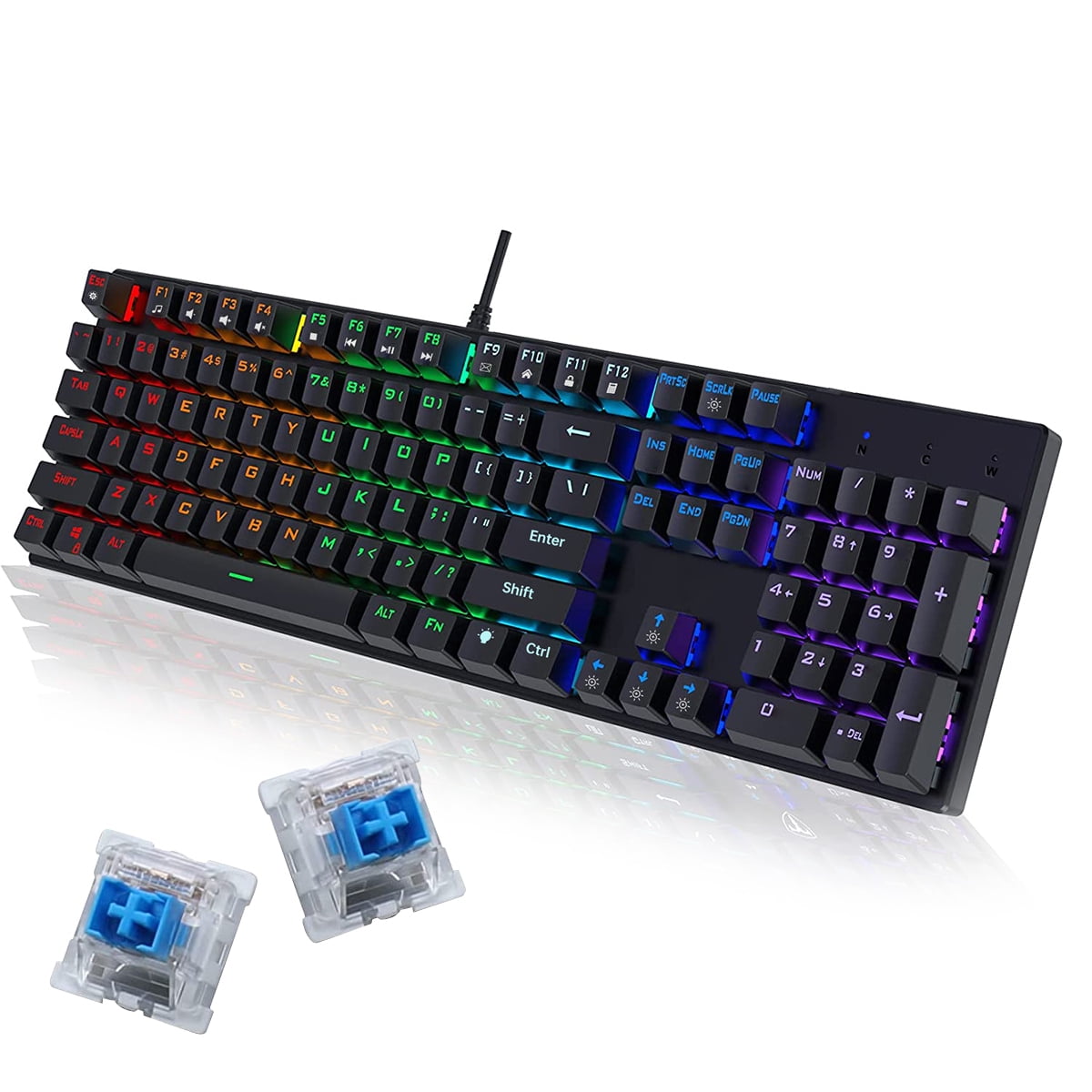 Logitech G213 Prodigy Gaming Keyboard, LIGHTSYNC RGB Backlit Keys