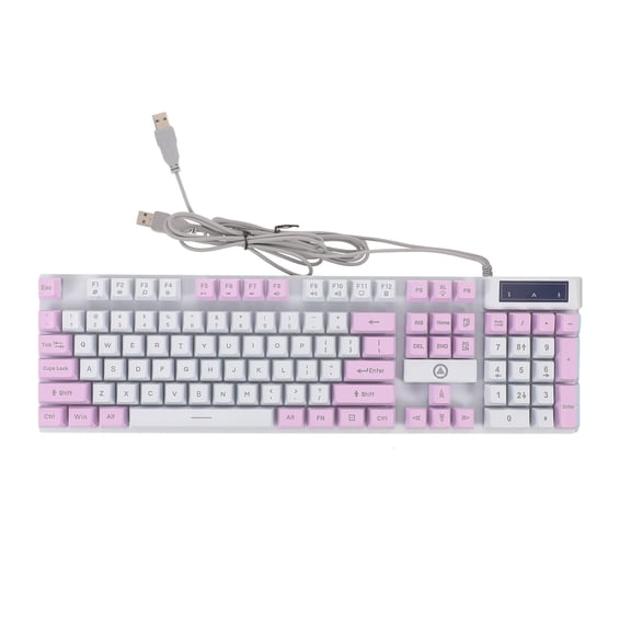 DEEPCRAFF Retro Rgb Mechanical Keyboard - Ergonomic Design for Tablet and Office Use