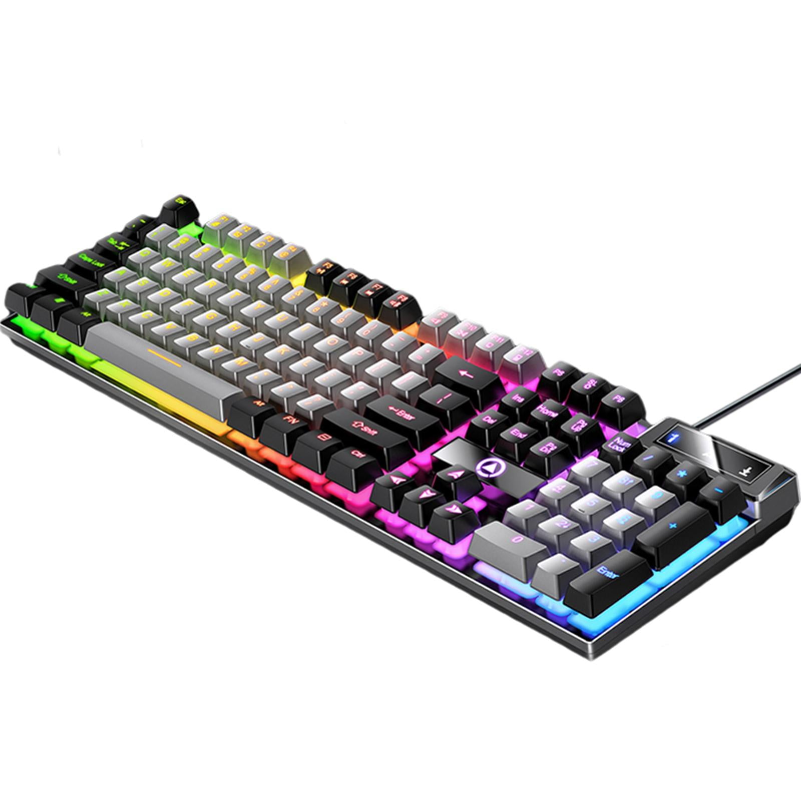 Mechanical Gaming Keyboard USB RGB Backlit for PC Game