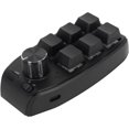 Mechanical Gaming Keypad, Mini Keyboard, 6 Keys, 1 Knob Red Switch