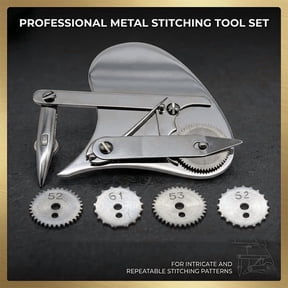 Mechanical Gear Train Ruling Pen, Anti--que Drafting Pen with Interchangeable Dotted Dashed Wheels, Adjustable Nib for Drawing, Scoring, Inking on Paper, Leather, Parchment, Metal