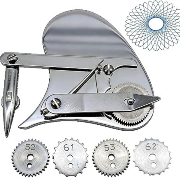 Mechanical Gear Train Ruling Pen, The Blueprint Drafting Tool, Professional Technical Dotting Pen Kit for Drawing, for Architects Designers