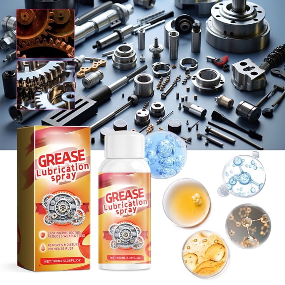Mechanical Grease Lubrication Spray 100ml for Cars, Locks and Machinery – High Temperature, Anti-Rust, Long-Lasting Multi-Purpose