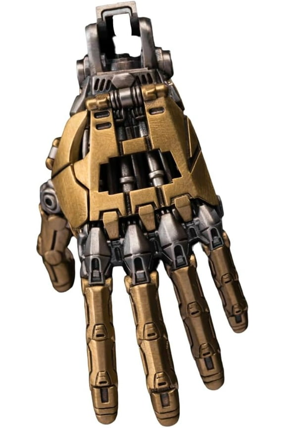 Mechanical Hand Cool Pendant, Movable Finger Necklace Mechanical Pendant Gift for Man Woman