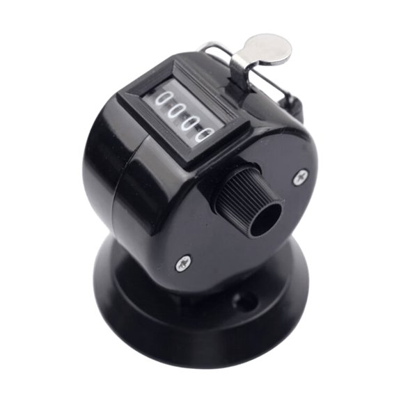 Mechanical Hand Counter With Base For Warehouse Inventory Sports Event Statistics And Inventory Tracking Lightweight And Ergonomic Handle