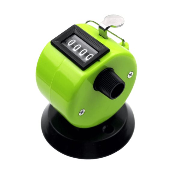 Mechanical Hand Counter With Base For Warehouse Inventory Sports Event Statistics And Inventory Tracking Lightweight And Ergonomic Handle