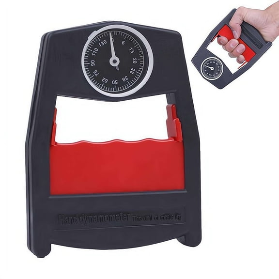 Mechanical Hand Grip Strength Dynamometer, Max 286 lbs Grip Tester Meter for Physical Test Fitness Training & Hand Rehabilitation